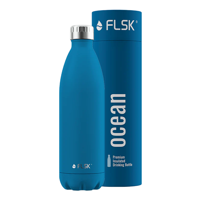 FLSK Trinkflasche aus Edelstahl 750 ml - ocean