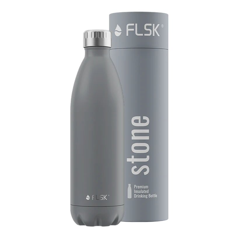 FLSK Trinkflasche aus Edelstahl 1000 ml - stone