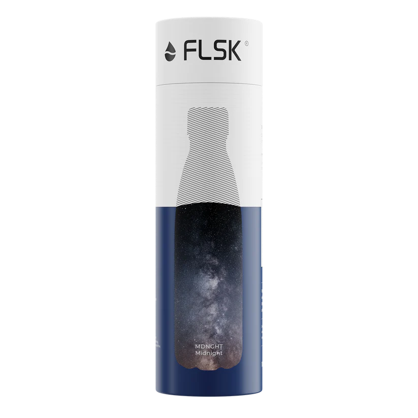 FLSK Trinkflasche aus Edelstahl 500 ml - midnight