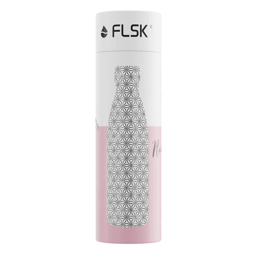 FLSK Trinkflasche aus Edelstahl 1000 ml - roségold