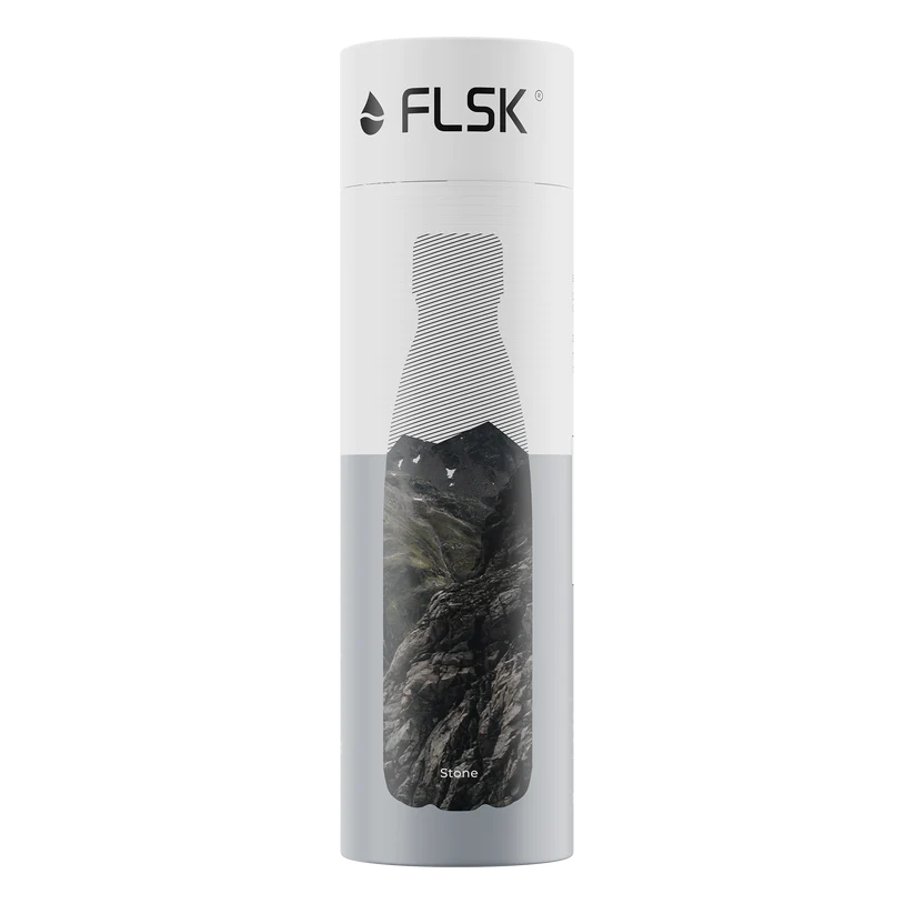 FLSK Trinkflasche aus Edelstahl 1000 ml - stone