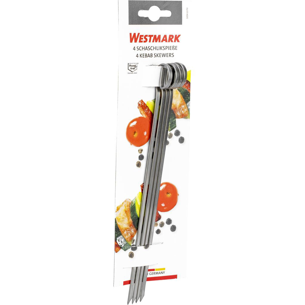 Schaschlikspieße, Edelstahl 21cm