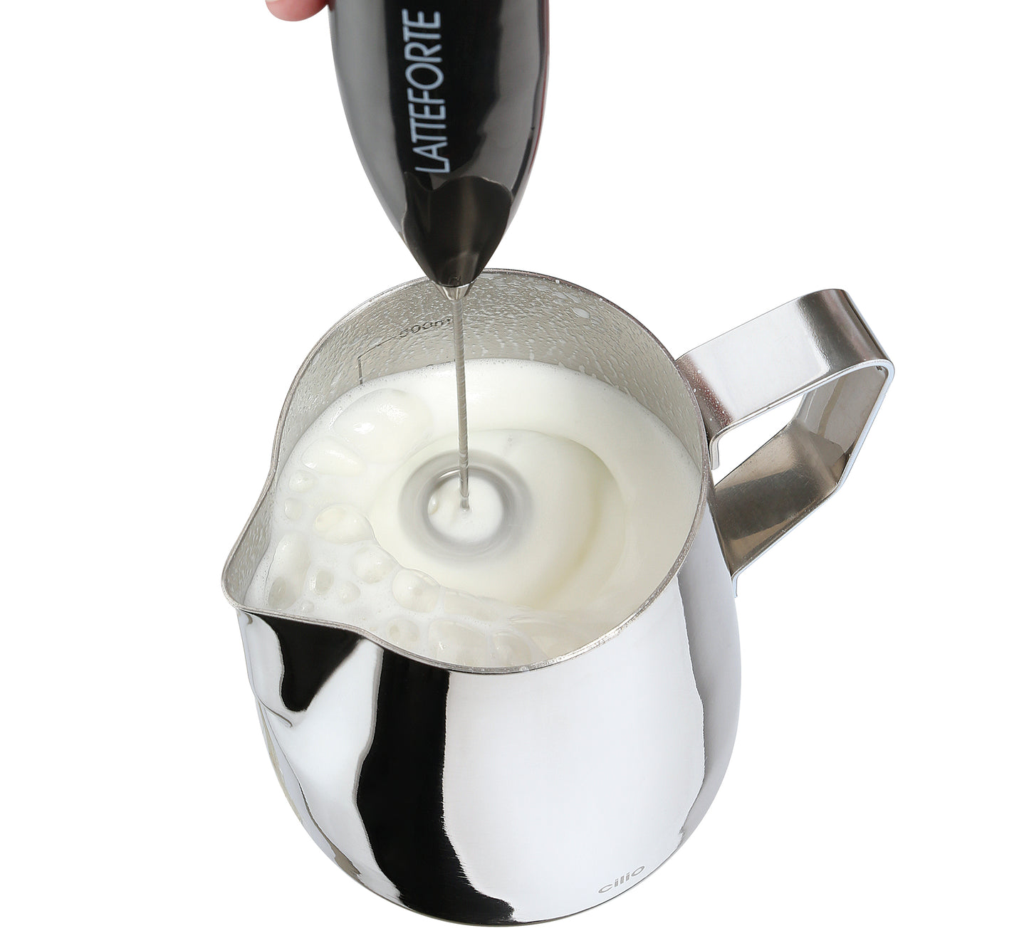Milchaufschäumer Latteforte, weiß