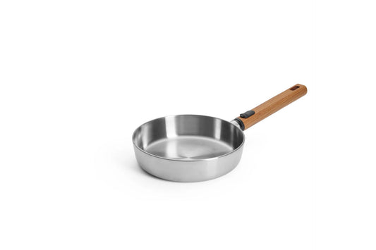 Flachpfanne Ø20cm Edelstahl - Logic Steel