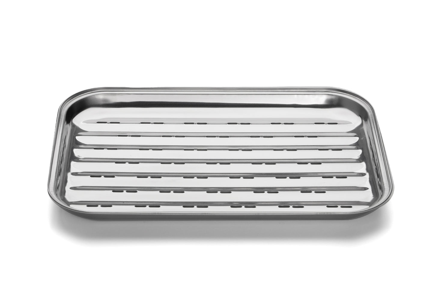 Grillschale Edelstahl 34,5x24cm