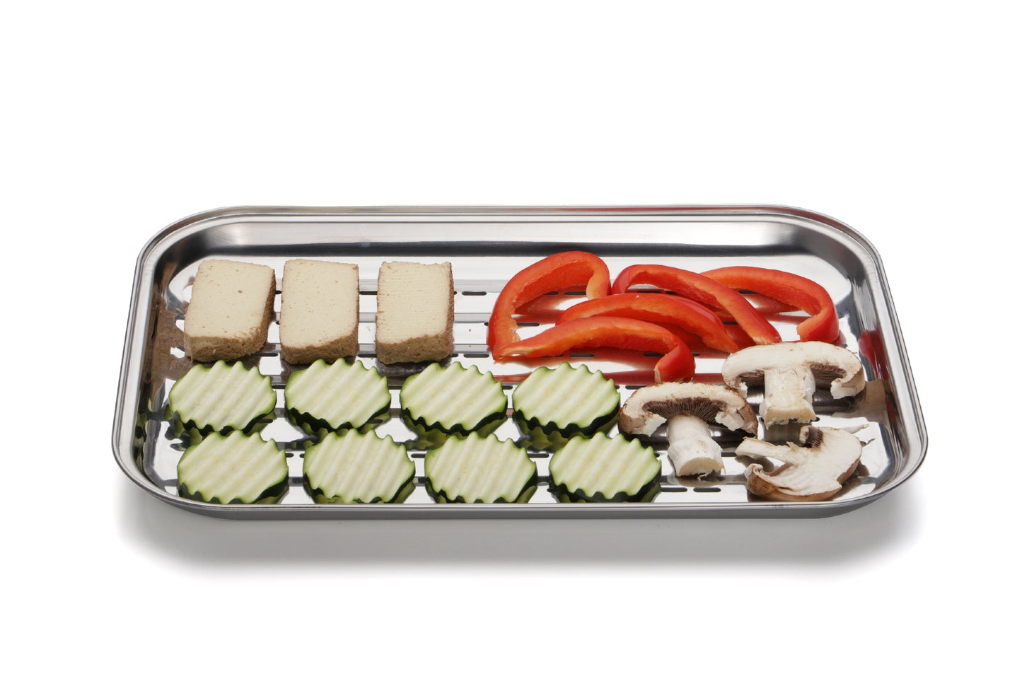 Grillschale Edelstahl 34,5x24cm