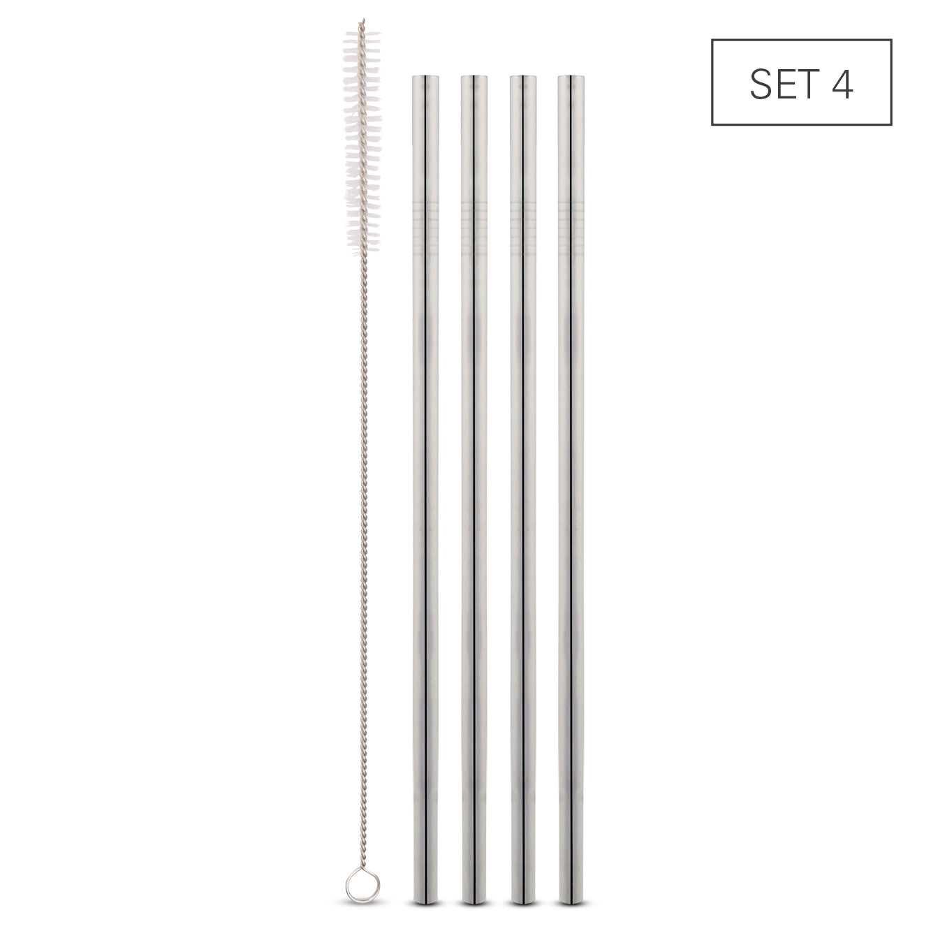 Trinkhalme Edelstahl 24cm