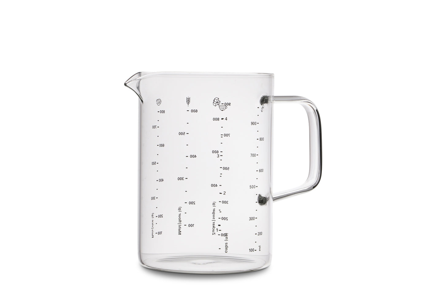 Messbecher 1,0 Liter Borosilikatglas