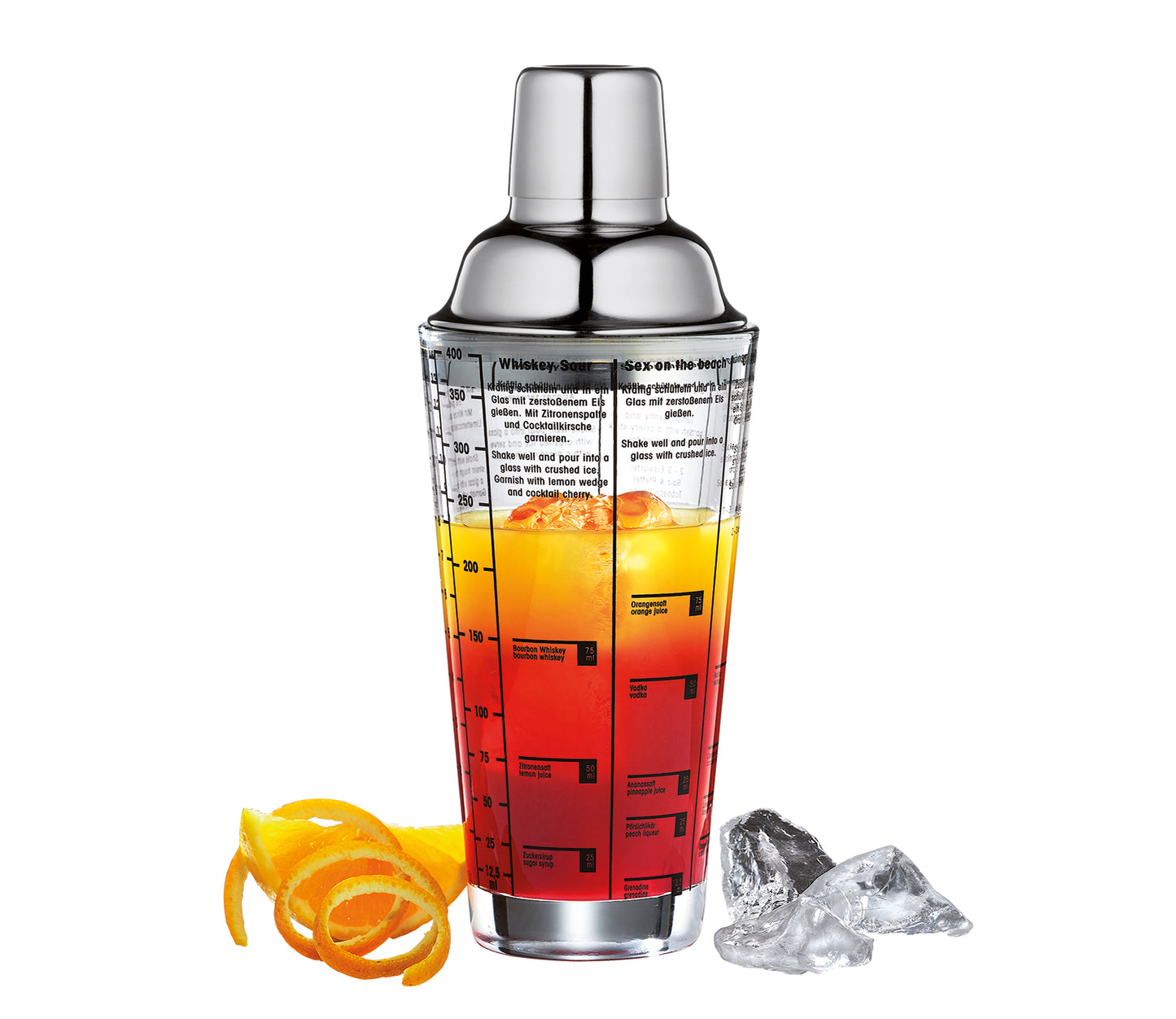 Cocktailshaker Glas 400ml