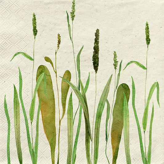 Lunch Serviette "blades of grass" 30x30cm - 20Stk.