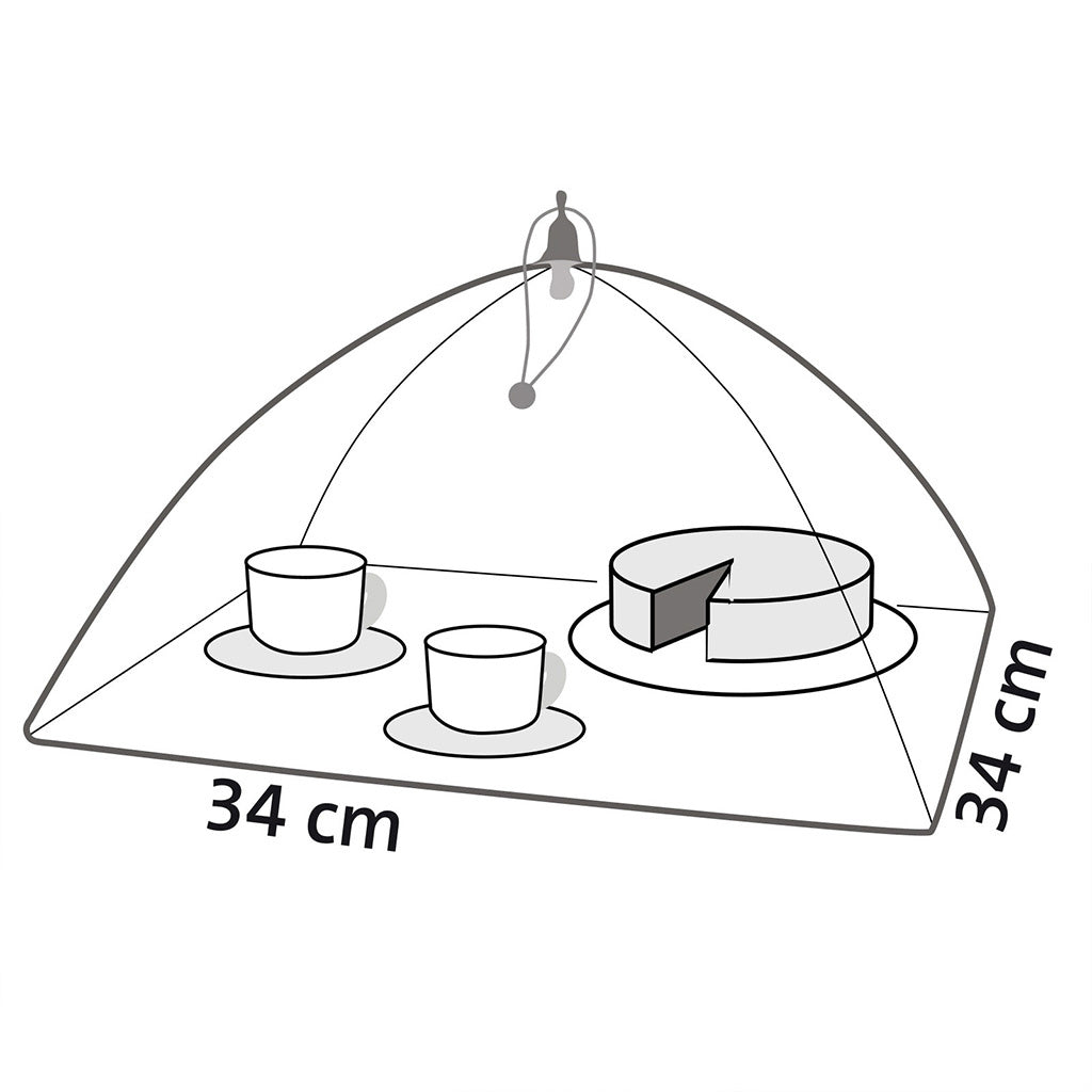 Speisehaube, 34x34cm