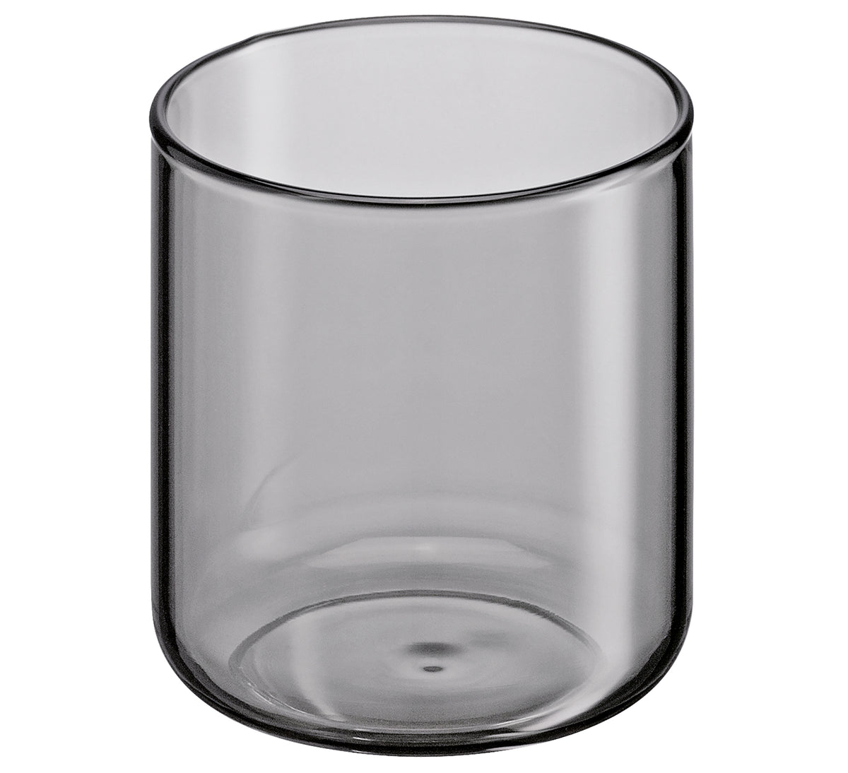 Wasserkaraffe mit Trinkglas grau