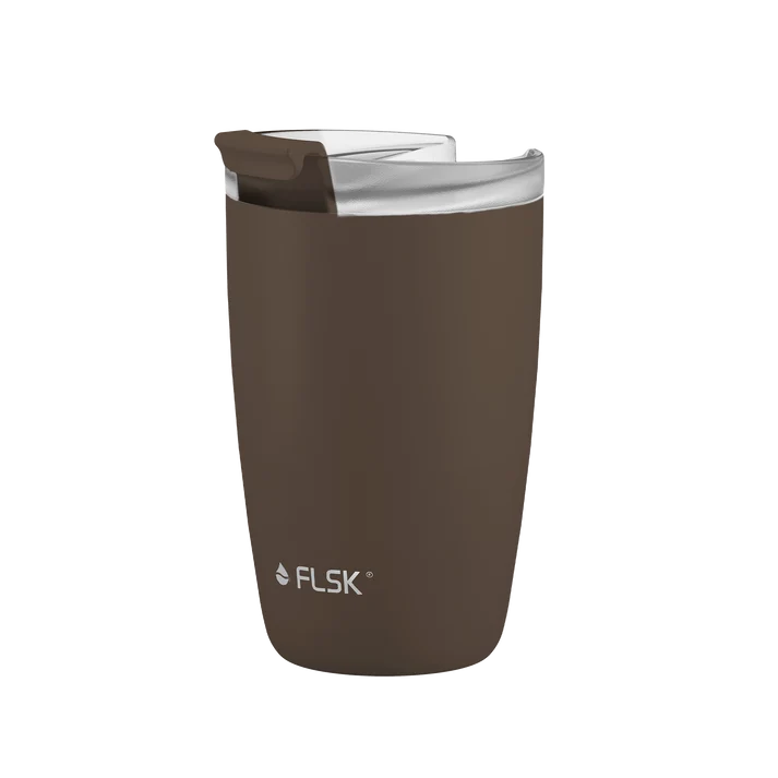 FLSK Kaffeebecher aus Edelstahl 350 ml - chocolate
