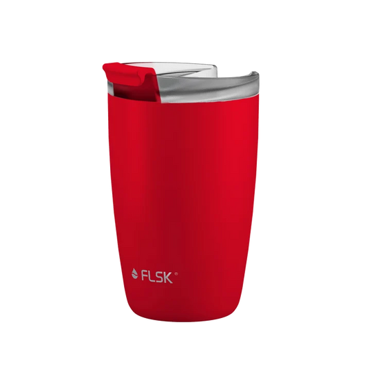 FLSK Kaffeebecher aus Edelstahl 350 ml - red