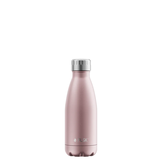 FLSK Trinkflasche aus Edelstahl 350 ml - roségold