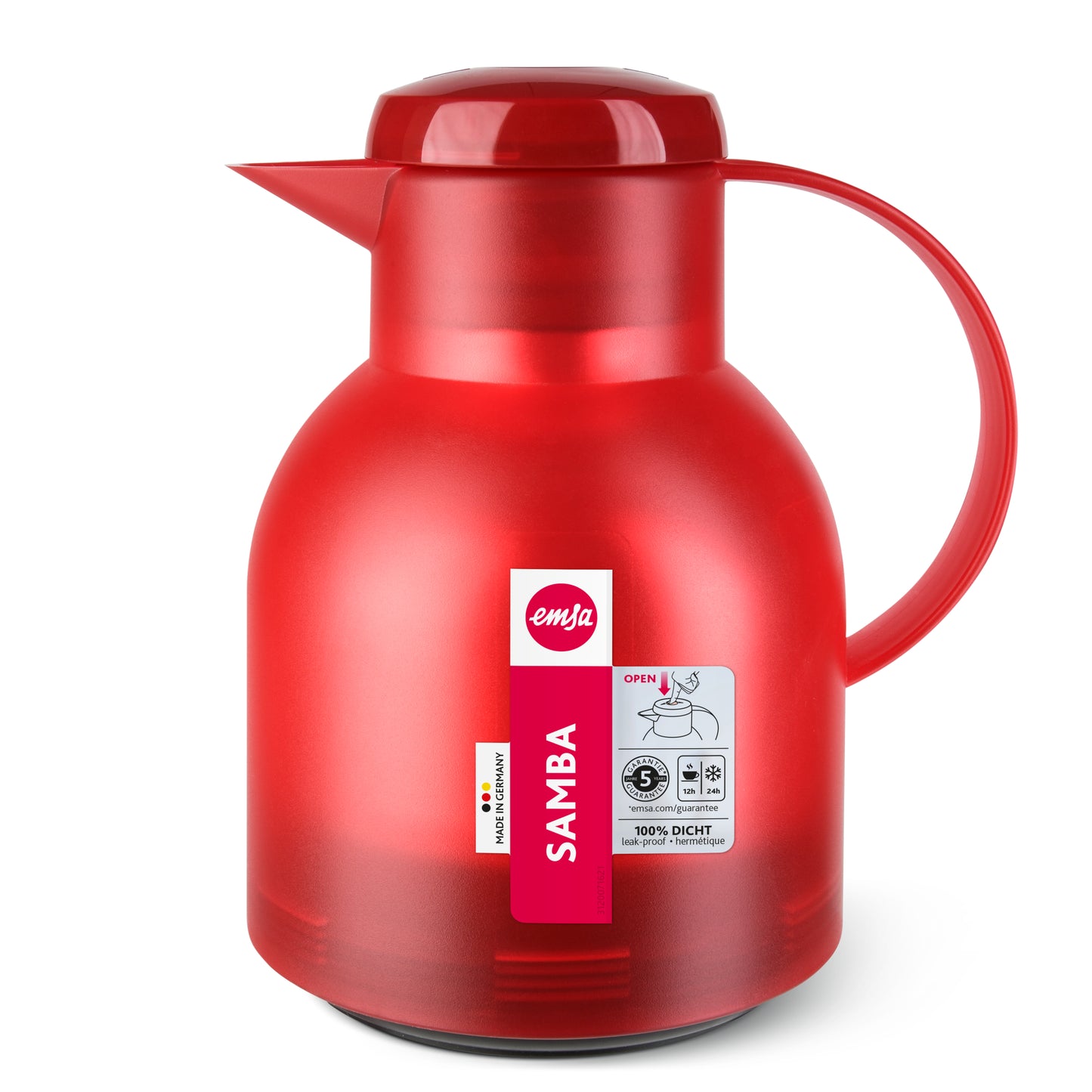 Isolierkanne Samba 1,0 Liter rot