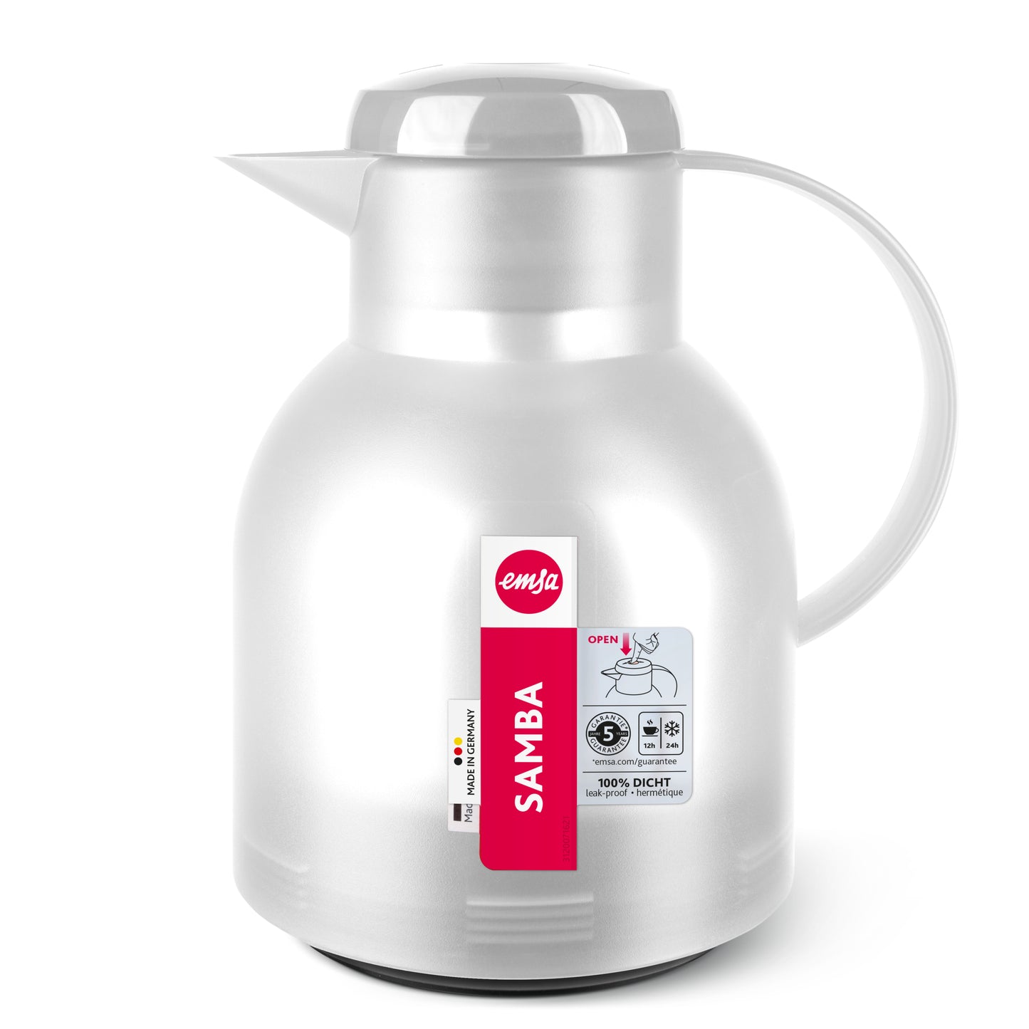 Isolierkanne Samba 1,0 Liter weiß