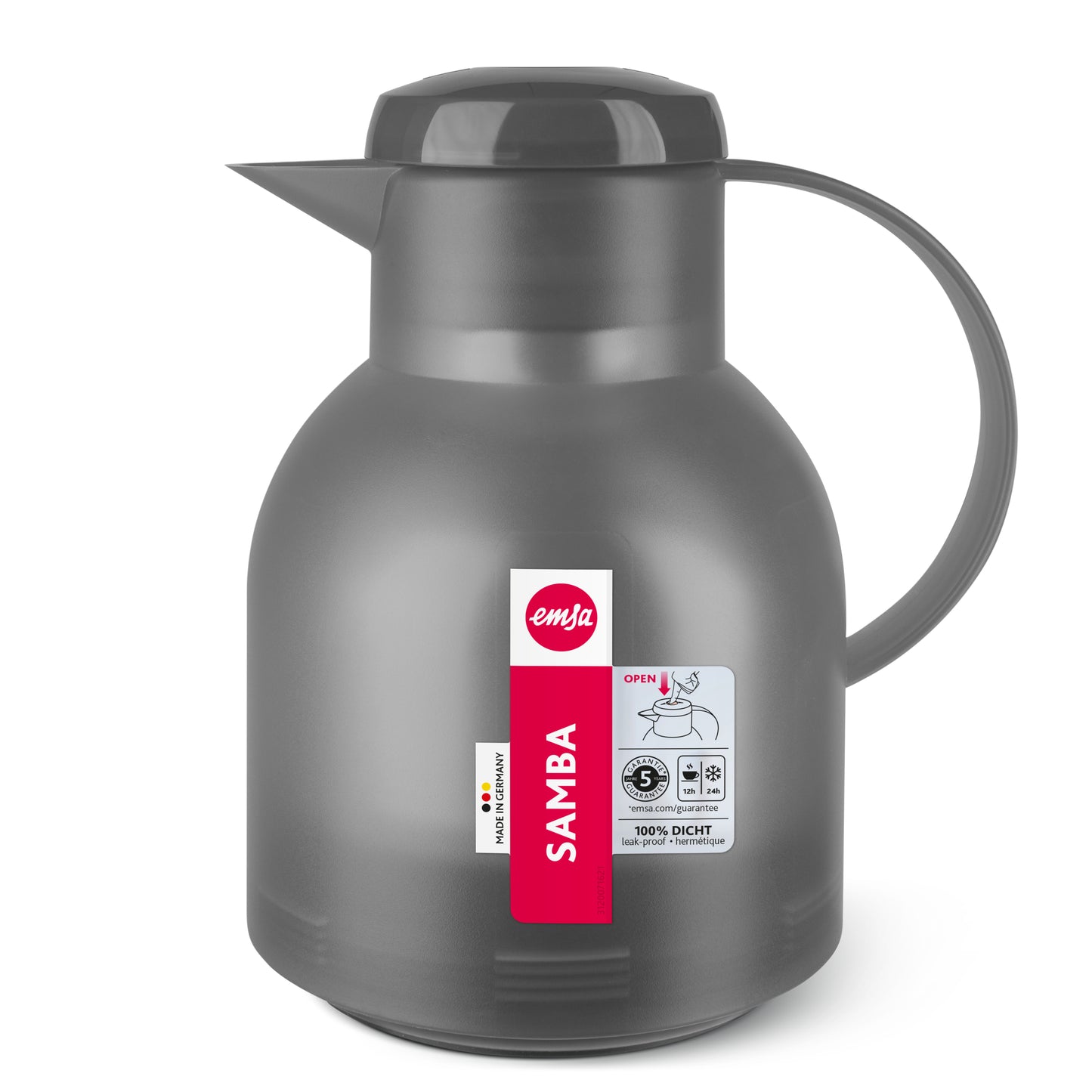 Isolierkanne Samba 1,0 Liter anthrazit