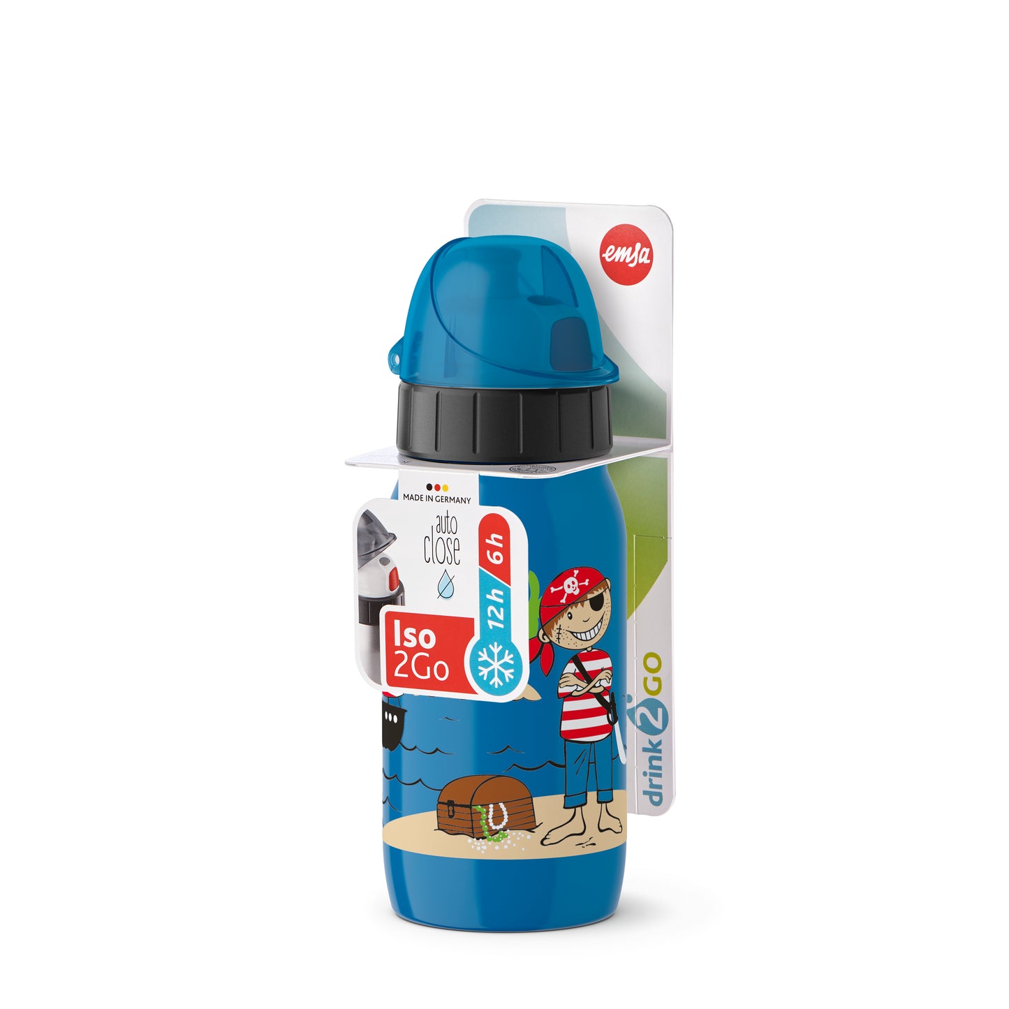 Trinkflasche Iso2go 0,35 Liter - Pirat