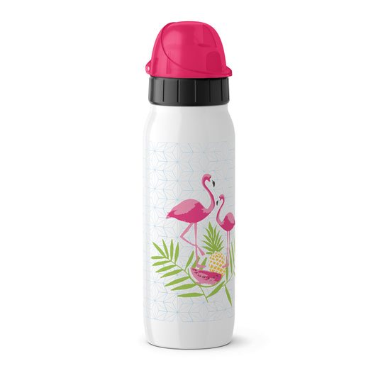 Trinkflasche Iso2go 0,5 Liter - Flamingo