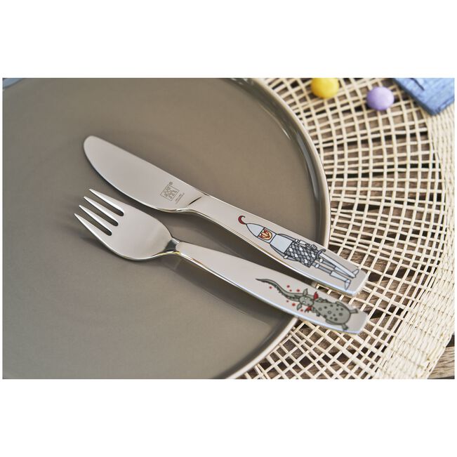 Kinderbesteck Ritter Eckbert 4-tlg.