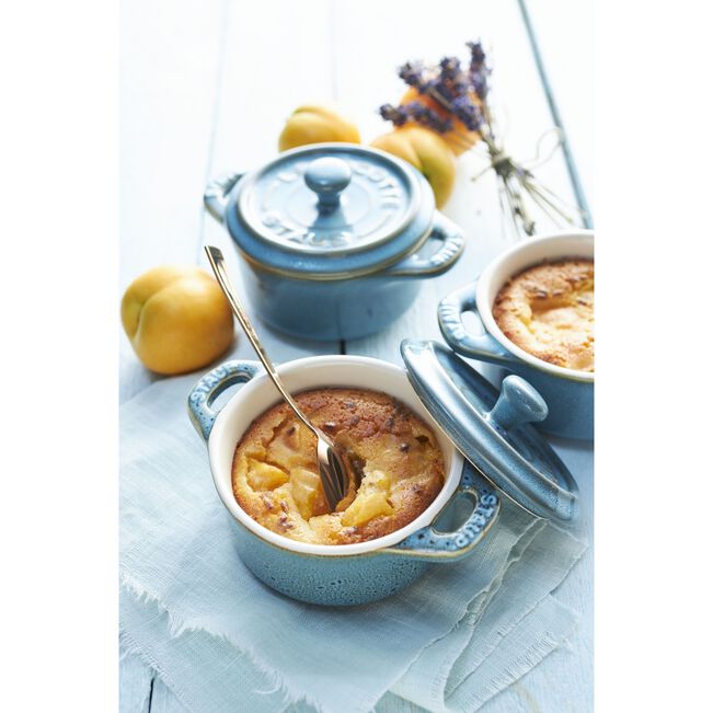 Cocotte keramik Ø10cm, türkis