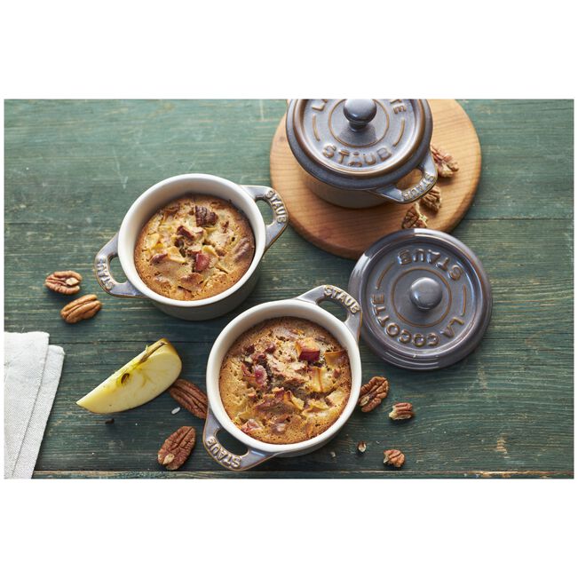 Cocotte keramik Ø10cm, antik-grau