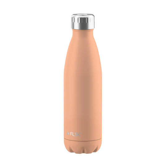 FLSK Trinkflasche aus Edelstahl 500 ml - peach
