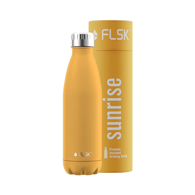 FLSK Trinkflasche aus Edelstahl 500 ml - sunrise