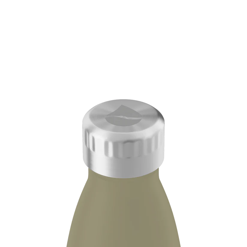 FLSK Trinkflasche aus Edelstahl 500 ml - khaki