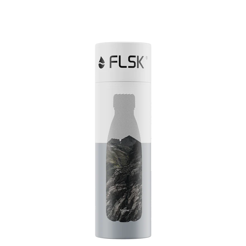 FLSK Trinkflasche aus Edelstahl 500 ml - stone