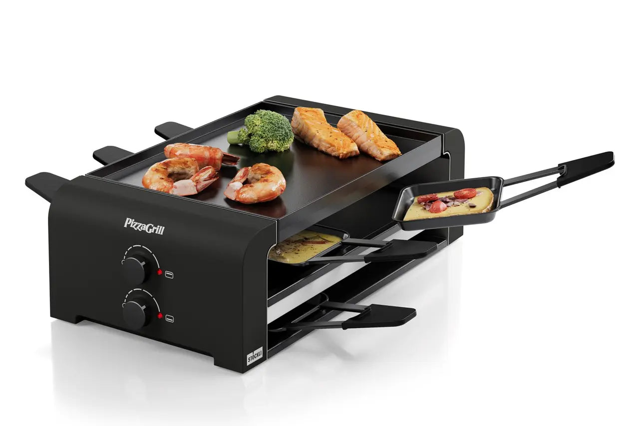 PizzaGrill für 6 Personen - black
