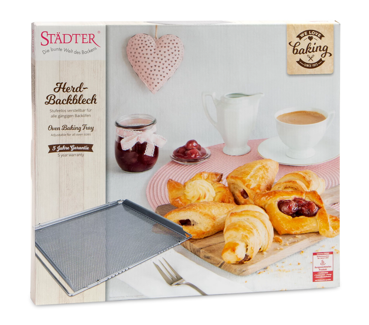 we love baking - Herdbackblech