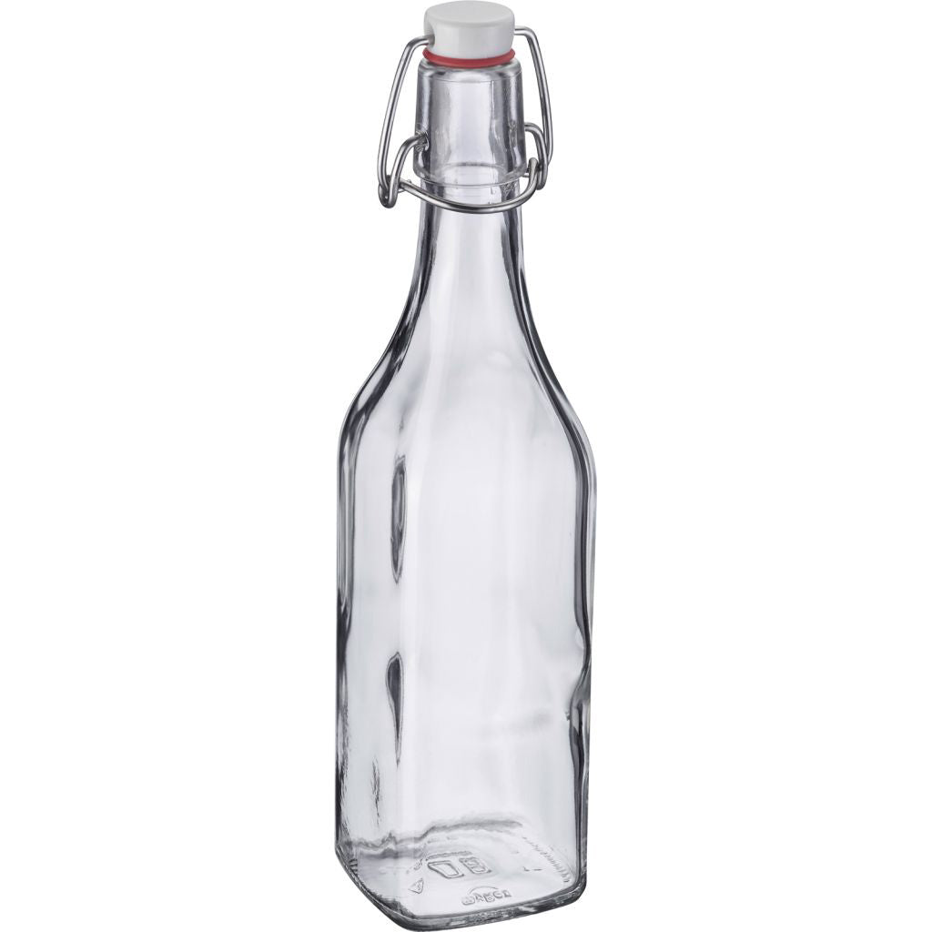 Bügelverschlussflasche eckig, 500ml