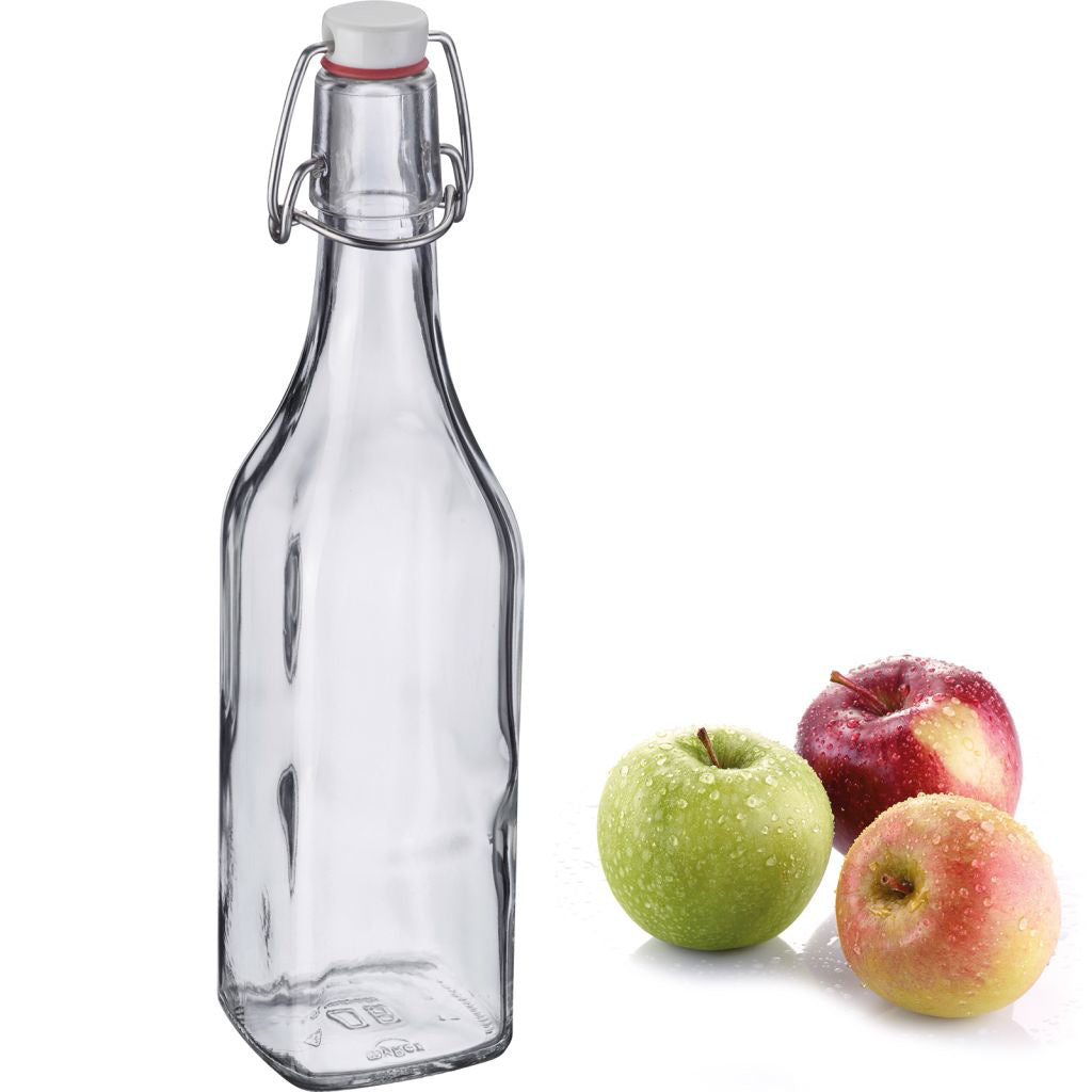 Bügelverschlussflasche eckig, 500ml