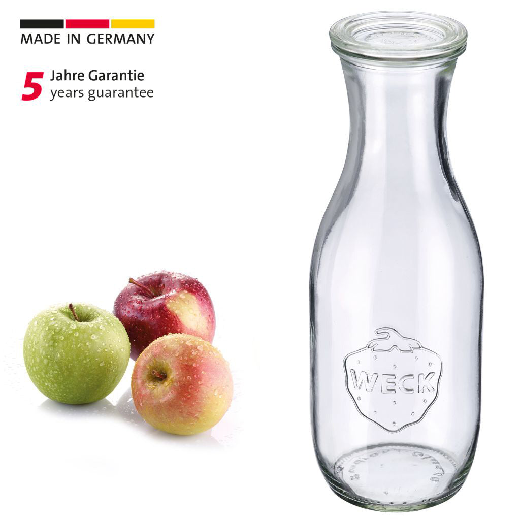 WECK Flasche 1 l, Ø60mm 6er-Pack