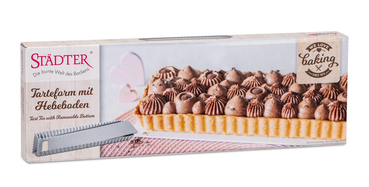 Tarteform Reckteck mit Hebeboden