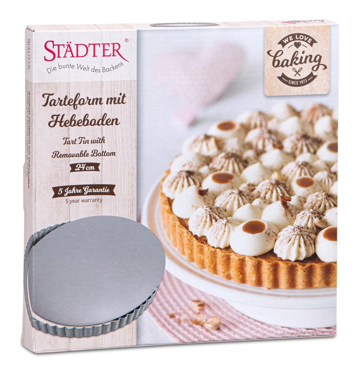 Tarteform Ø24cm mit Hebeboden