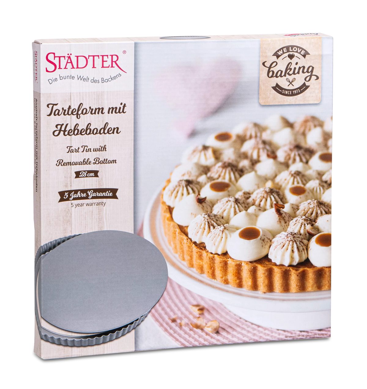 Tarteform Ø28cm mit Hebeboden