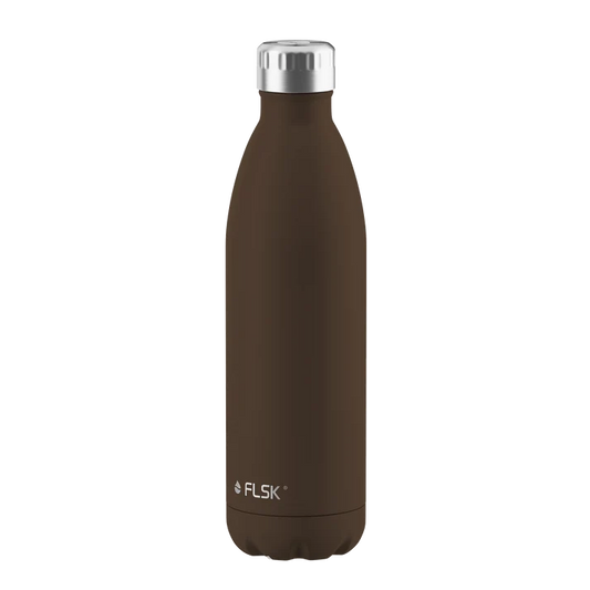 FLSK Trinkflasche aus Edelstahl 750 ml - chocolate