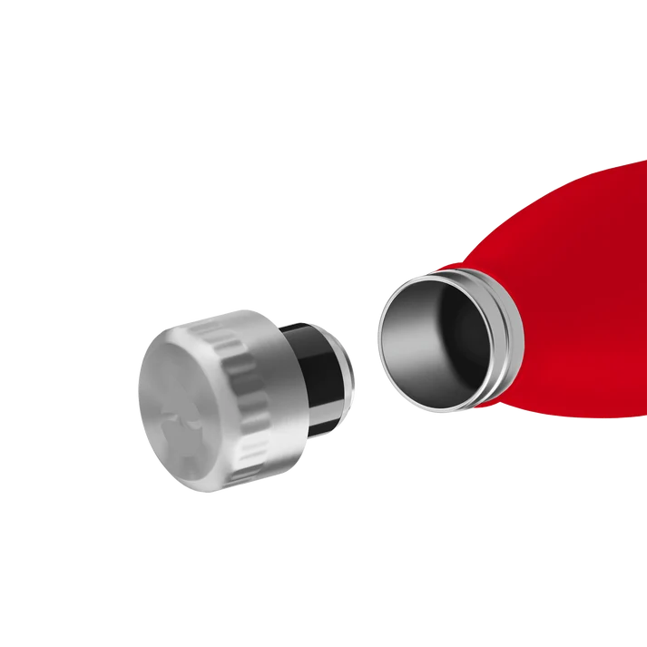 FLSK Trinkflasche aus Edelstahl 750 ml - red