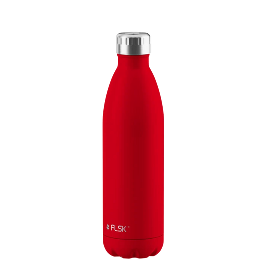 FLSK Trinkflasche aus Edelstahl 750 ml - red