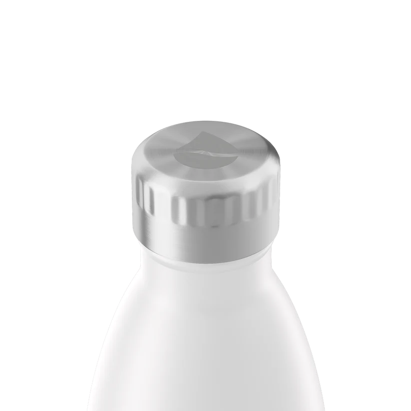 FLSK Trinkflasche aus Edelstahl 750 ml - white