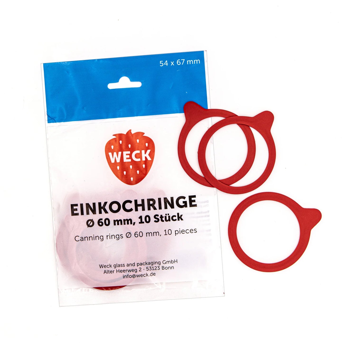 Weck Einkochringe 54x67mm - 10 Stück