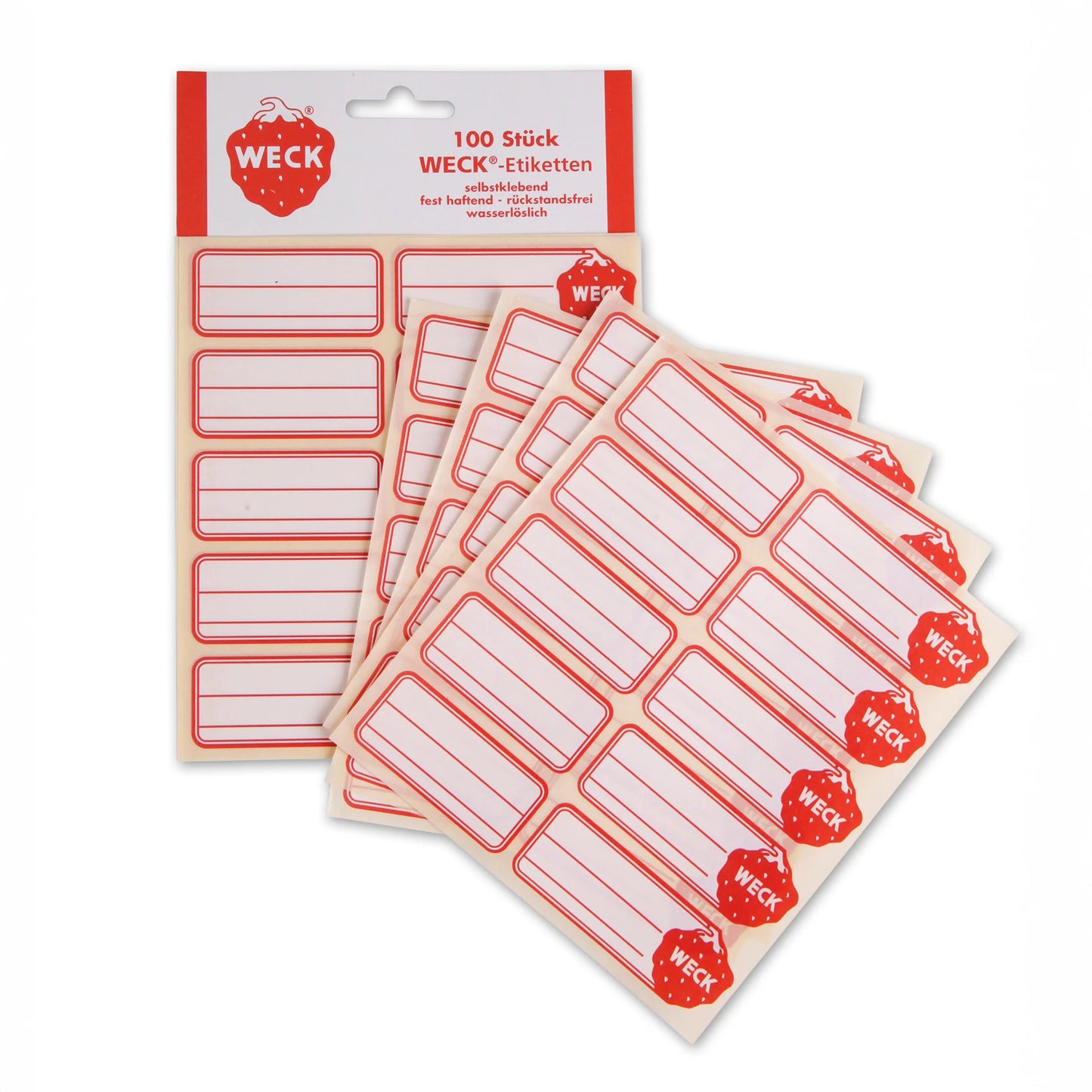 WECK Etiketten 100er-Pack