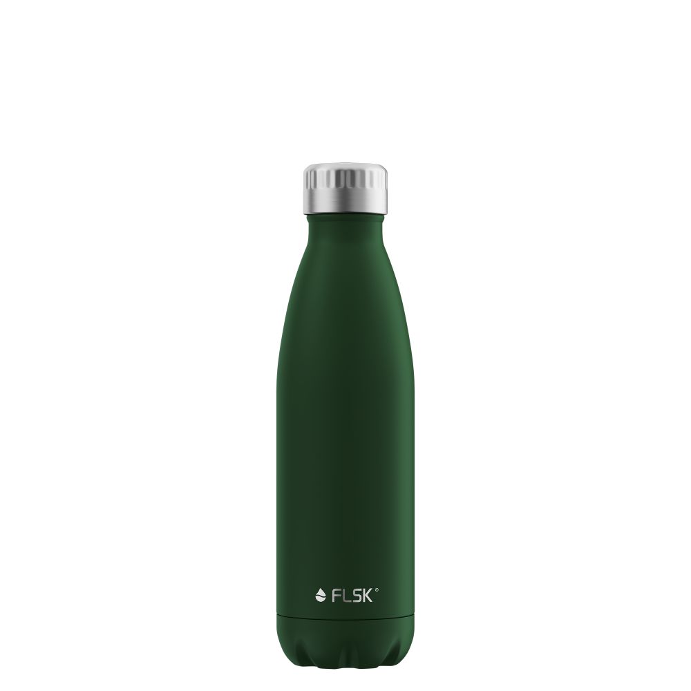 FLSK Trinkflasche aus Edelstahl 500 ml - forest