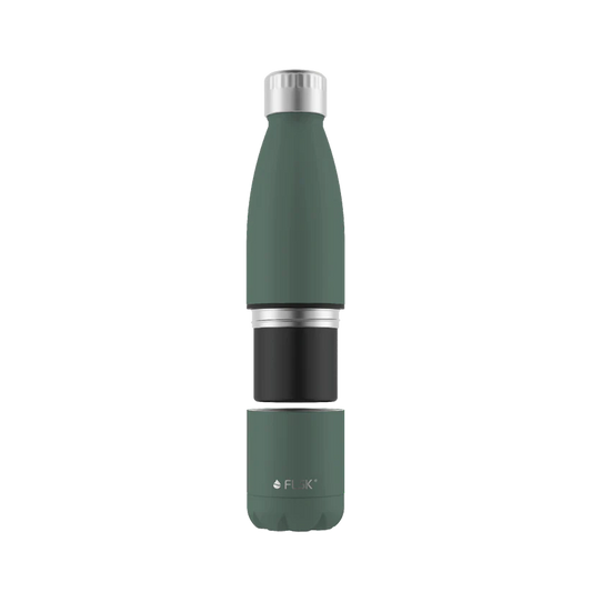 FLSK Trinkflasche mit Becher 700ml - ridge green
