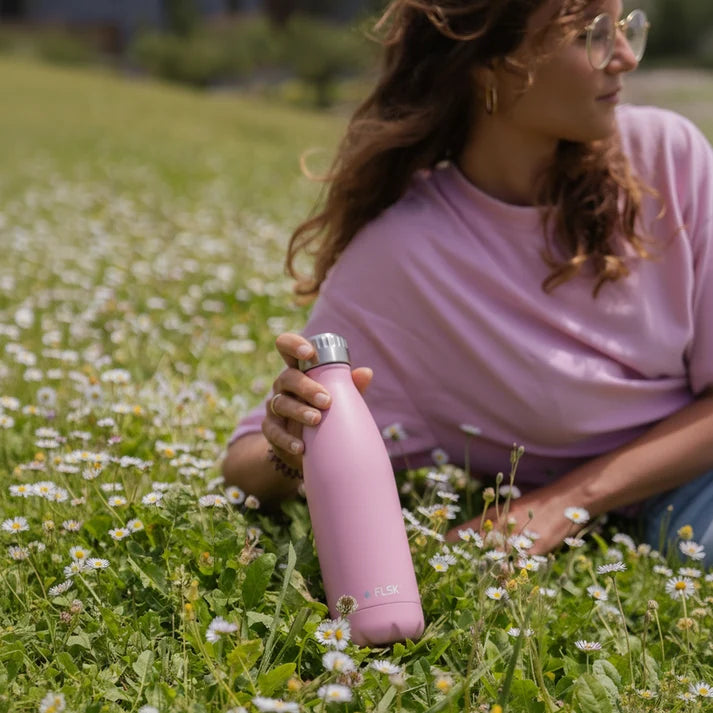 FLSK Trinkflasche aus Edelstahl 750 ml - blossom