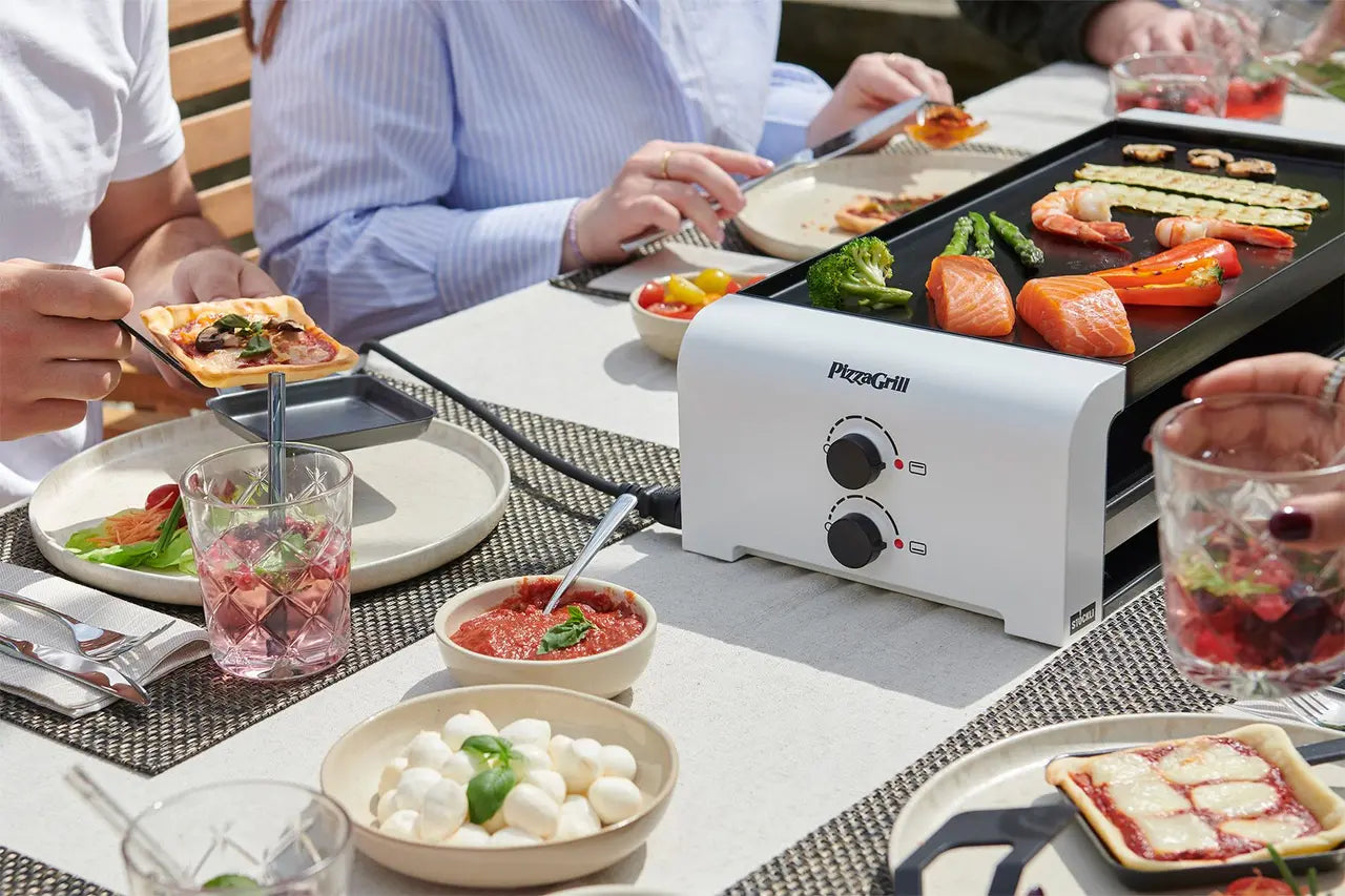 PizzaGrill für 4 Personen - white