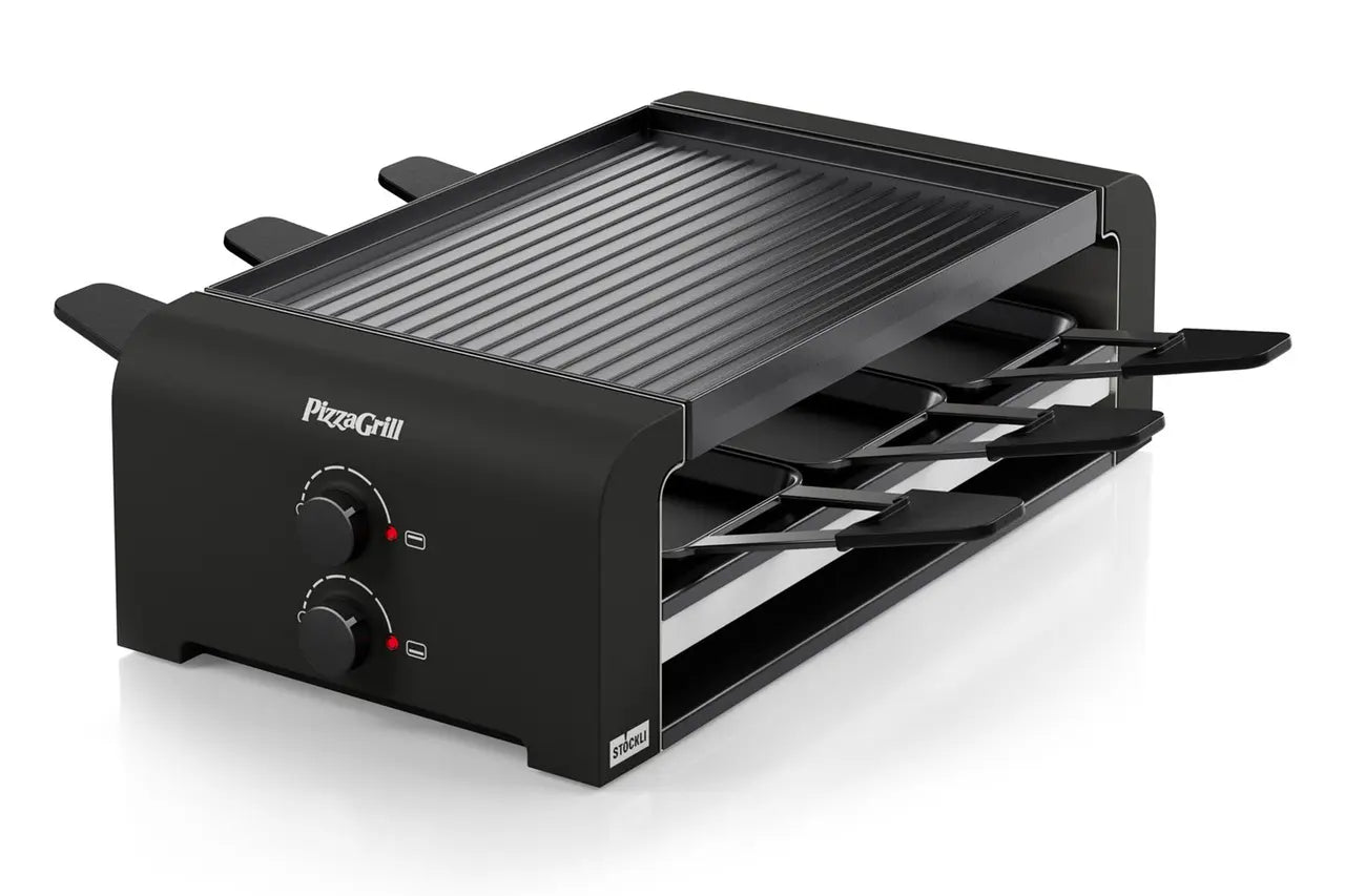 PizzaGrill für 6 Personen - black